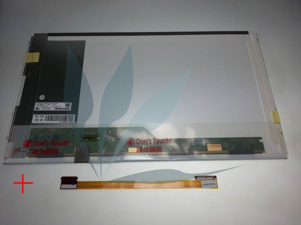 Dalle LCD 17.3 pouces WXGA HD+ LED+Cable adaptateur MAT pour Asus Pro Pro7 (Si le connecteur de votre dalle est du coté opposé à celui de la dalle de notre photo, sinon commandez le modèle sans câble)
